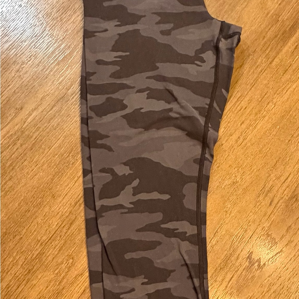 Athleta Camouflage Leggings - Brown and Black